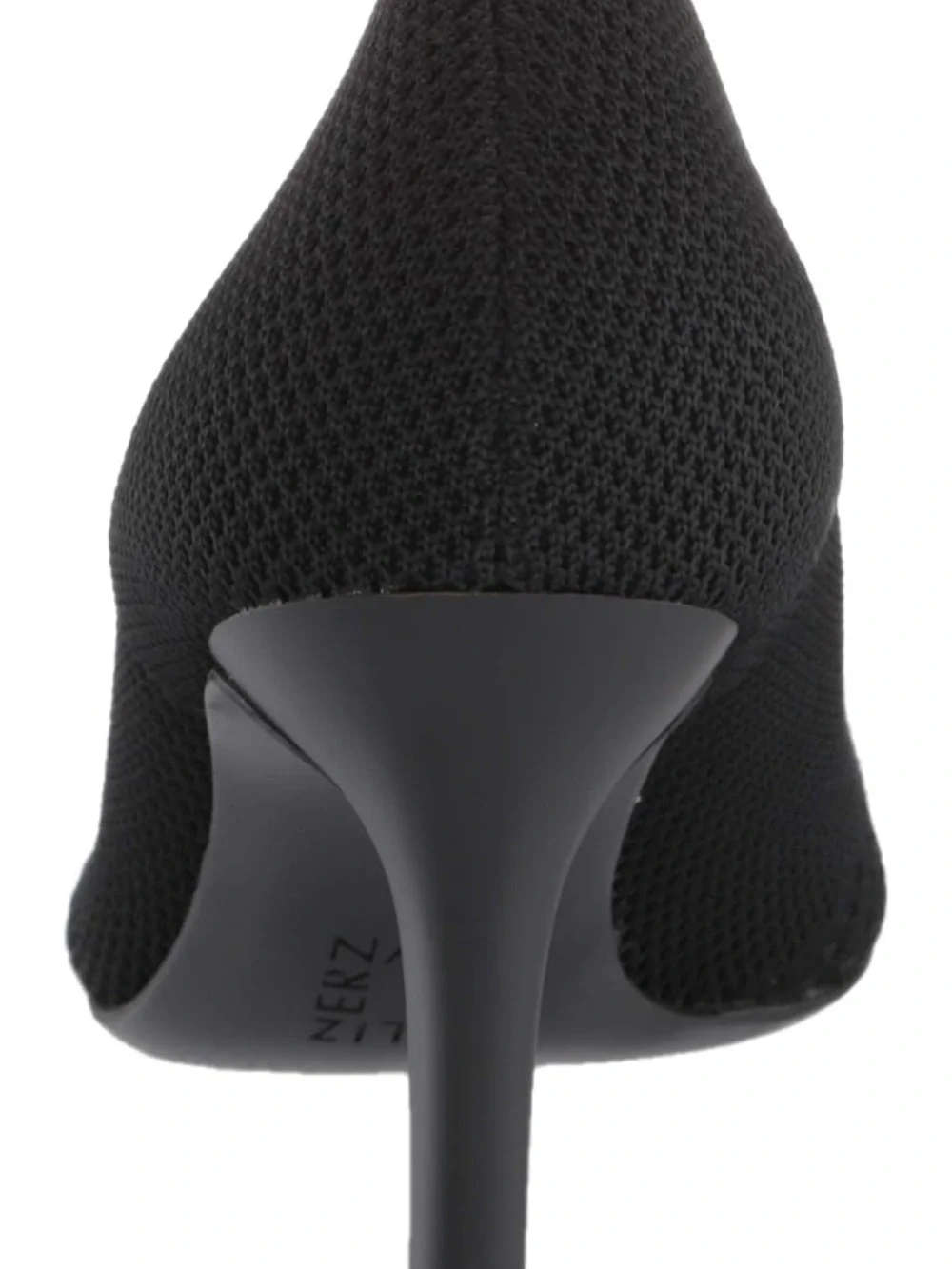 Naturalizer Black Pointed Knit Pump